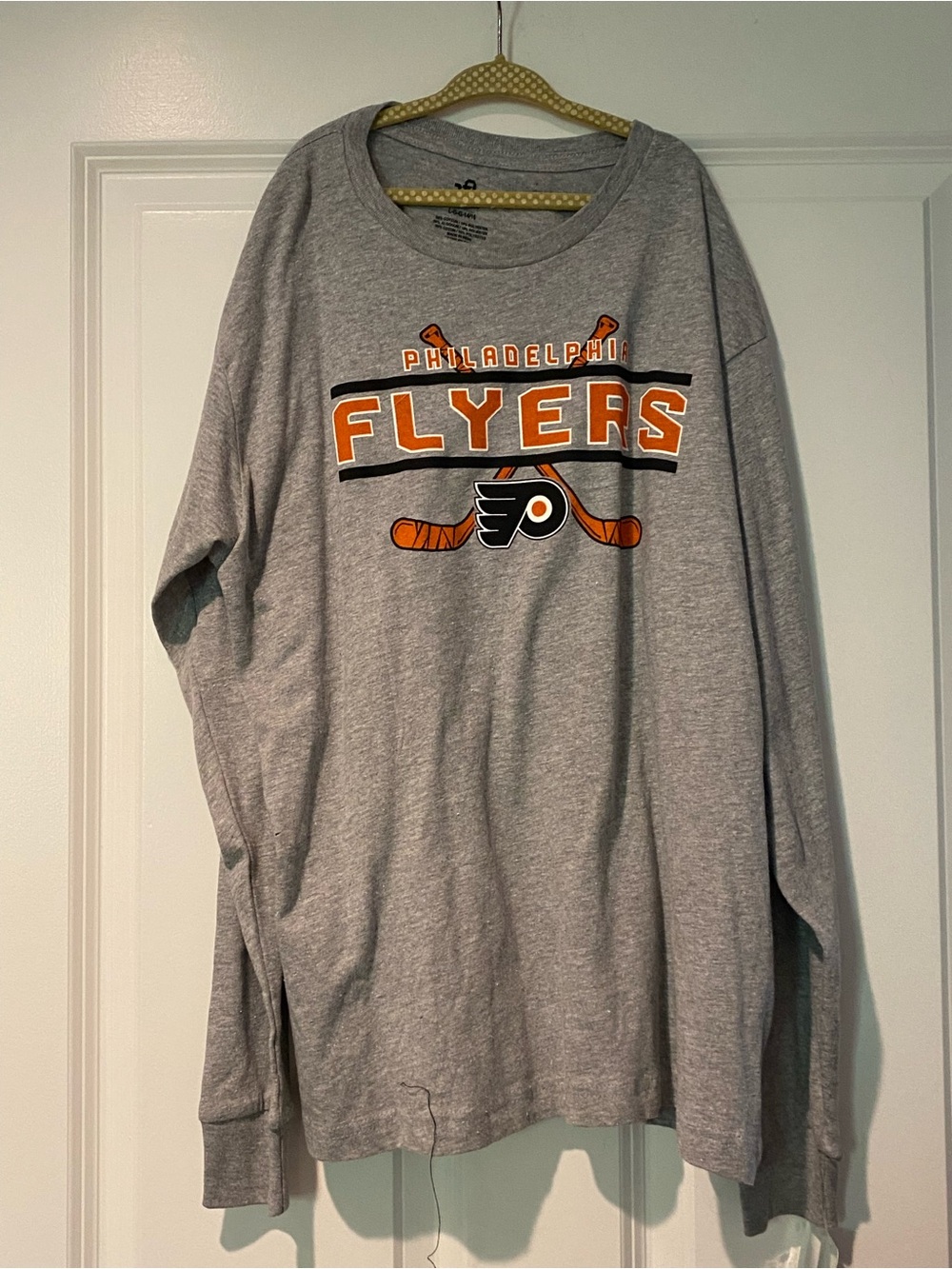 NWT LA Athletic Flyers Kids Gray Long-Sleeve Tee T-shirt Sz L 14/16